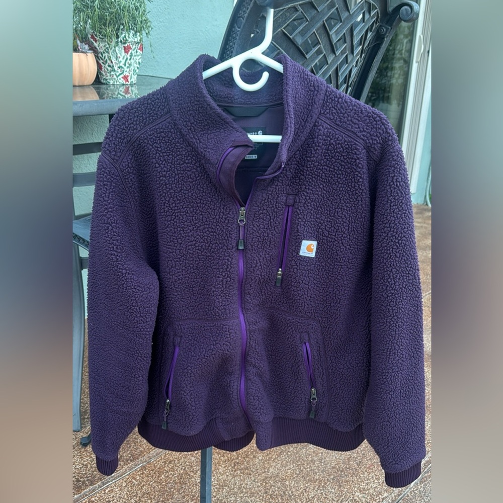 Carhartt Women's Purple Fleece Jacket
